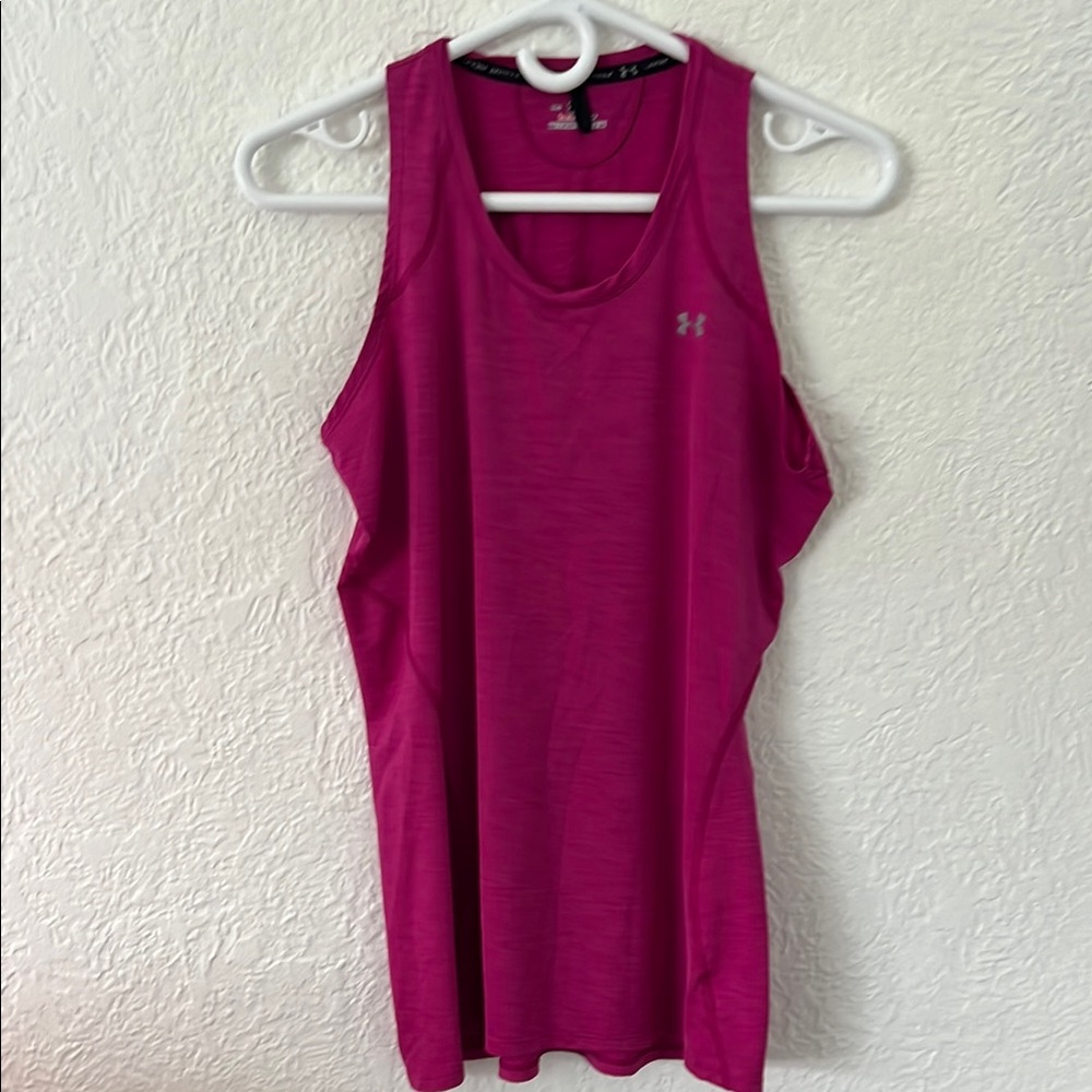 Under Armour Women's Pink Tank Top size medium